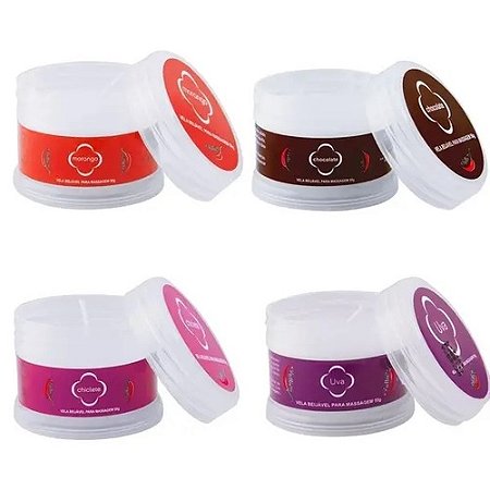 Vela Beijável Para Massagem Sabores 50gr - 6957