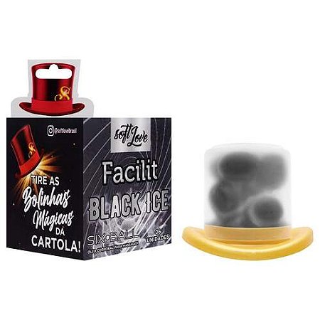 Hot Ball Bolinha Facilit Black Ice Anal 6un - 32379