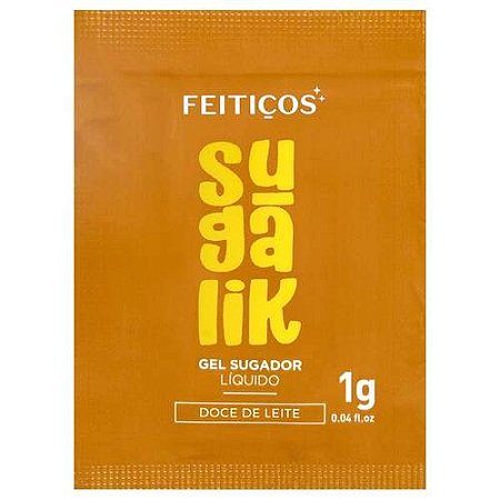 Gel Sugalik Sugador Líquido Comestível Sache Doce de Leite 1gr - 35132