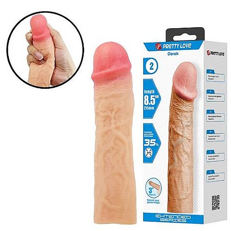 Capa Peniana Cyber Derek Bege - 21,5 X 4,8 cm - 9046