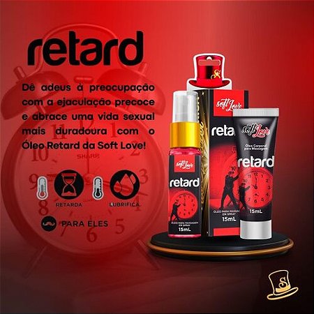 Retardante Retard Prolonga a Ereção Gel 15Ml - 34217