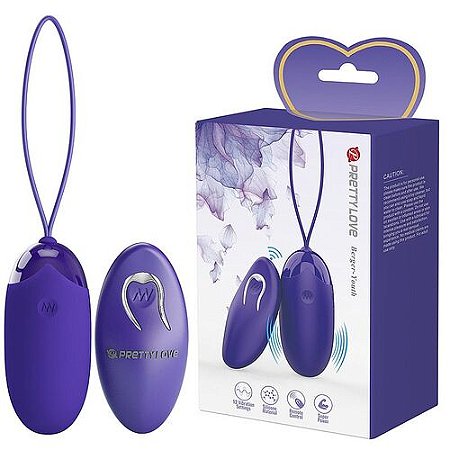 Vibrador Bullet Recarregável Controle 12 Funções Roxo - 8526