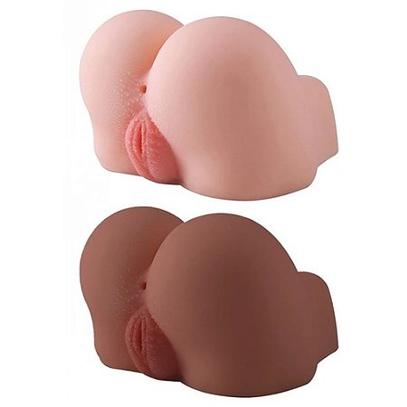 Bunda Realistica em Cyber com Anus e Vagina Cores 20x18 cm - 6782