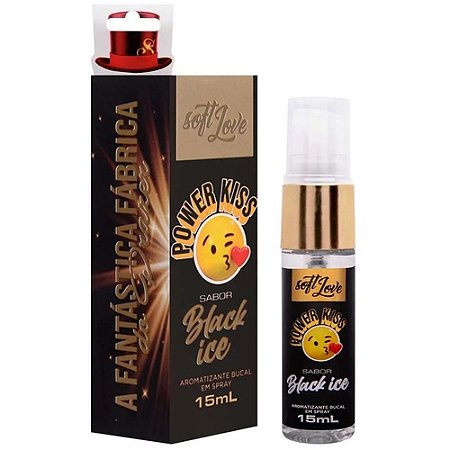 Spray Bucal Power Kiss Black Ice 15ml - 32403