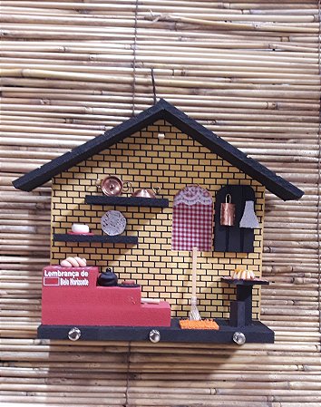 Porta-chaves cozinha mineira mdf grande