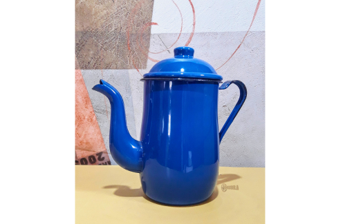 Bule Esmaltado Azul