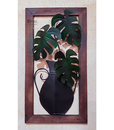 Quadro Costela de Adao com Jarro