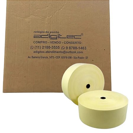 KIT 4 Bobina Térmica Relógio de Ponto 57x300m