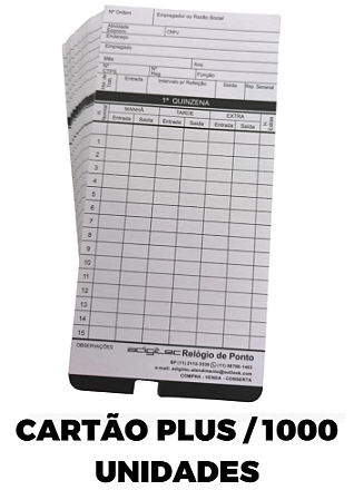 Cartão Cartográfico Plus 1000 UNI