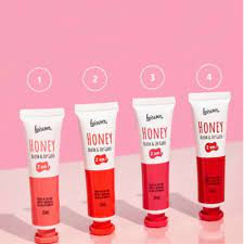 Honey Blush e Lip GLoss 2 em 1 - Luisance