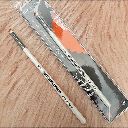 Pincel Profissional Chanfrado para Delinear - Macrilan