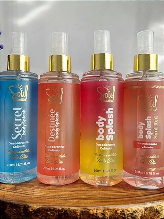 Body Splash Desodorante Colônia 200ml Soul Cosméticos