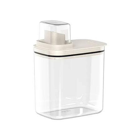 Dispenser Pote Medidor Hermético Porta Produtos Limpeza Organizador Lavanderia