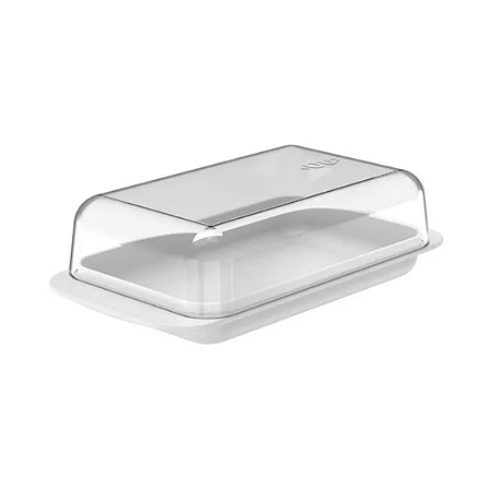 Manteigueira Porta Manteiga Com Tampa Transparente