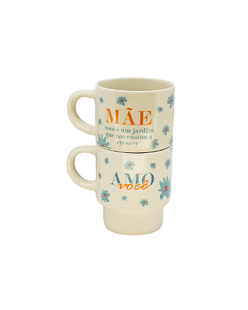 Kit Canecas Empilháveis Mãe Garden