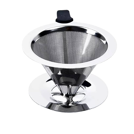 Filtro de Café Reutilizável em Aço Inox