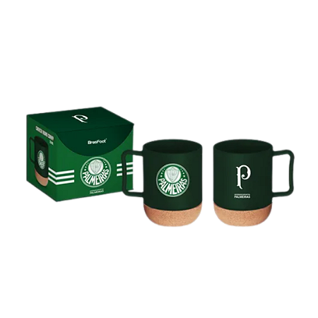 Caneca Vidro Cork Do Palmeiras Oficial