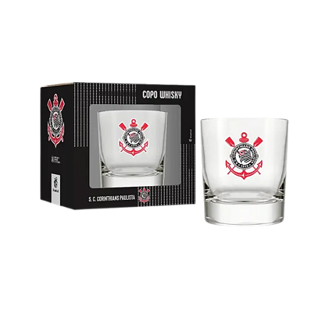 Copo whisky atol 310ml - corinthians