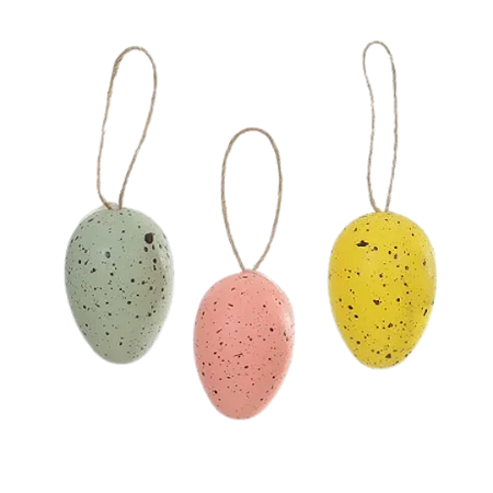 Páscoa enfeite ovo c/12 unid 4cm