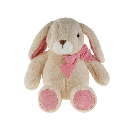 DECORATIVO COELHO PELÚCIA 20CM ROSA