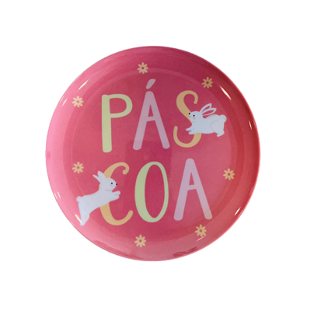 Prato Sobremesa Rosa