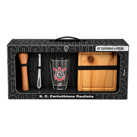 KIT CAIPIRINHA CORINTHIANS 4 PEÇAS BRASFOOT