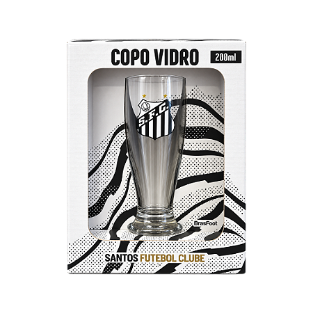 COPO DE VIDRO SANTOS 200ML BRASFOOT