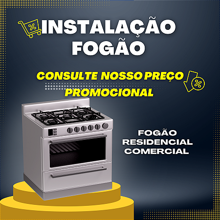 Instalação e Conversão de Fogão