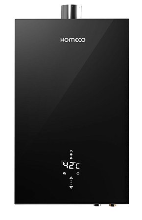 Aquecedor a Gás Komeco 21 Litros/Min Decor Preto GN