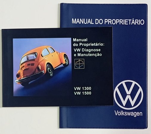 Manual do Proprietário VW Fusca ano 1974 + Capa Porta Manual