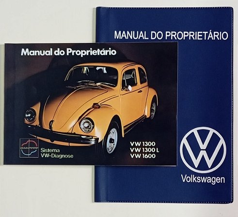 Manual do Proprietário VW Fusca ano 1975 + Capa Porta Manual