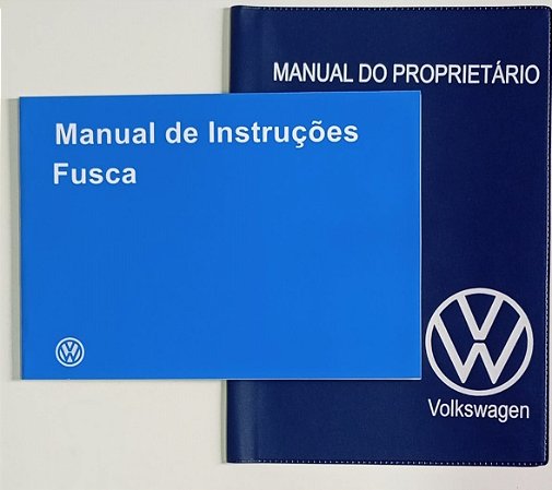 Manual do Proprietário VW Fusca ano 1985 + Capa Porta Manual