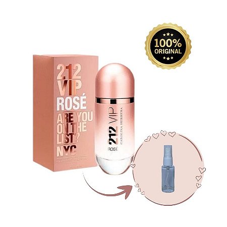 Perfume 212 Vip Rosé - Fracionado