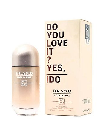 Brand Collection 034 - Perfume Inspiração 212 Vip Rosé - 25Ml