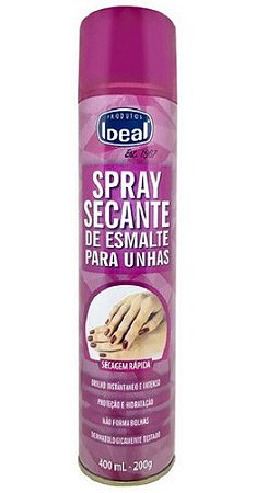 Kit 12 unid Spray Secante De Esmalte Para Unhas Ideal 400ml