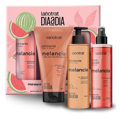 Kit C/3 Itens Labotrat Presente Corporal Dia A Dia Melancia