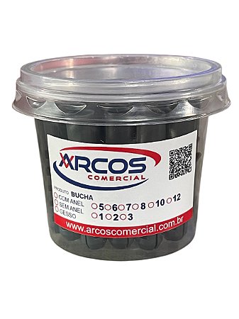 Pote de buchas 05 com ou sem anel