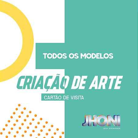 Criação de Arte para Cartão de Visita