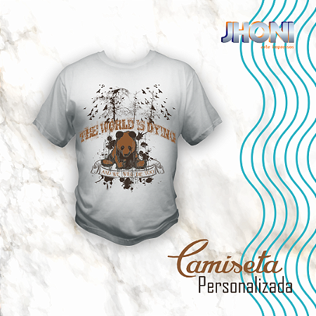 Camiseta Infantil Básica Personalizada