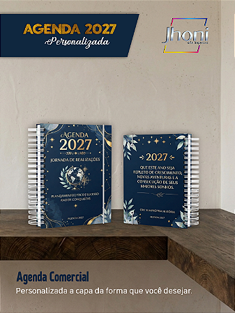 Agenda Comercial 2027 15x21cm Personalizada