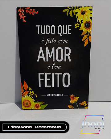 Plaquinha Decorativa 20x28cm Mod.06