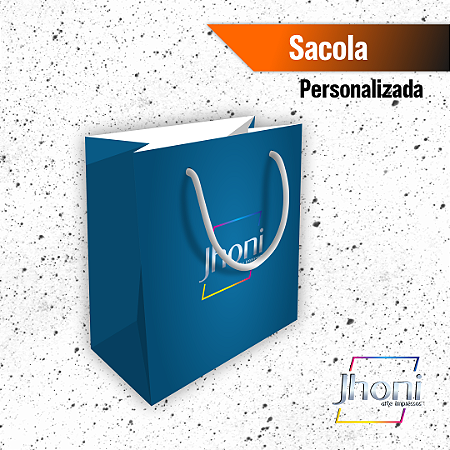Sacola 19x20x8cm Personalizada