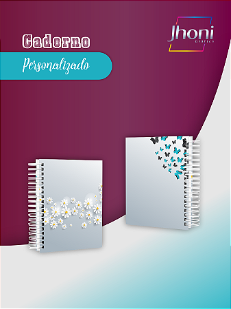 Caderno 15x21cm 96 Folhas Personalizado
