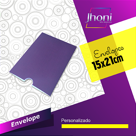 Envelope Luva 15x21cm Personalizado
