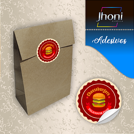 Adesivo Redondo Personalizado