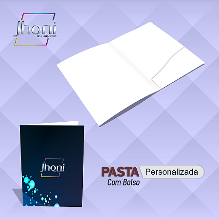 Pasta Com Bolso 4/0 100 un Personalizada