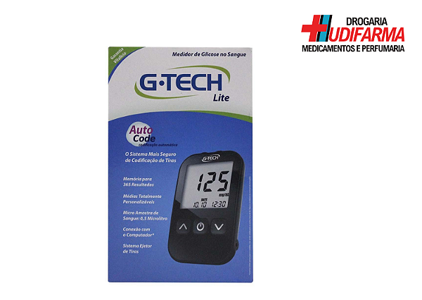 Medidor De Glicose Free Lite G-Tech