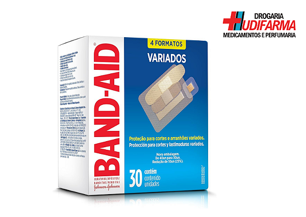 Curativo Band Aid Variados 30 unidades