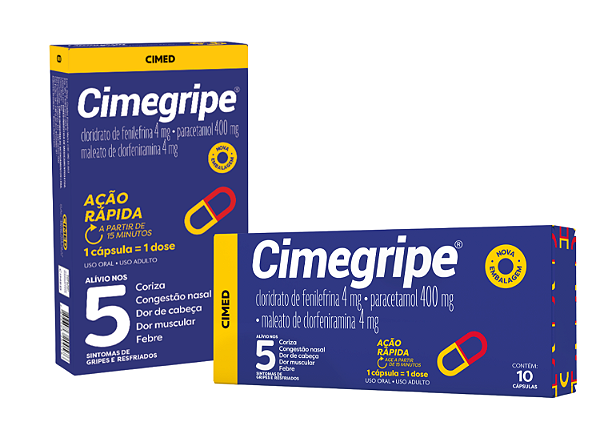 Cimegripe 10 capsulas