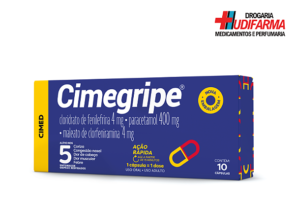 Cimegripe 10 capsulas